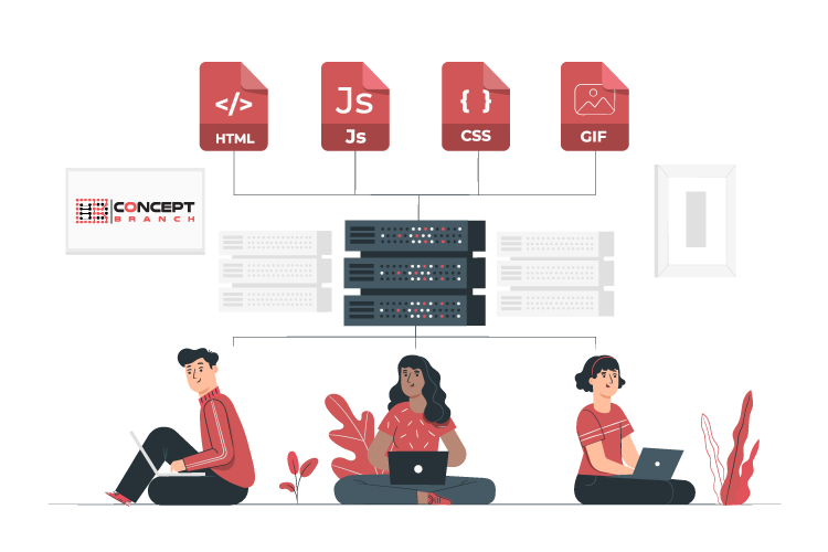 Concept Branch - Cloud server provider